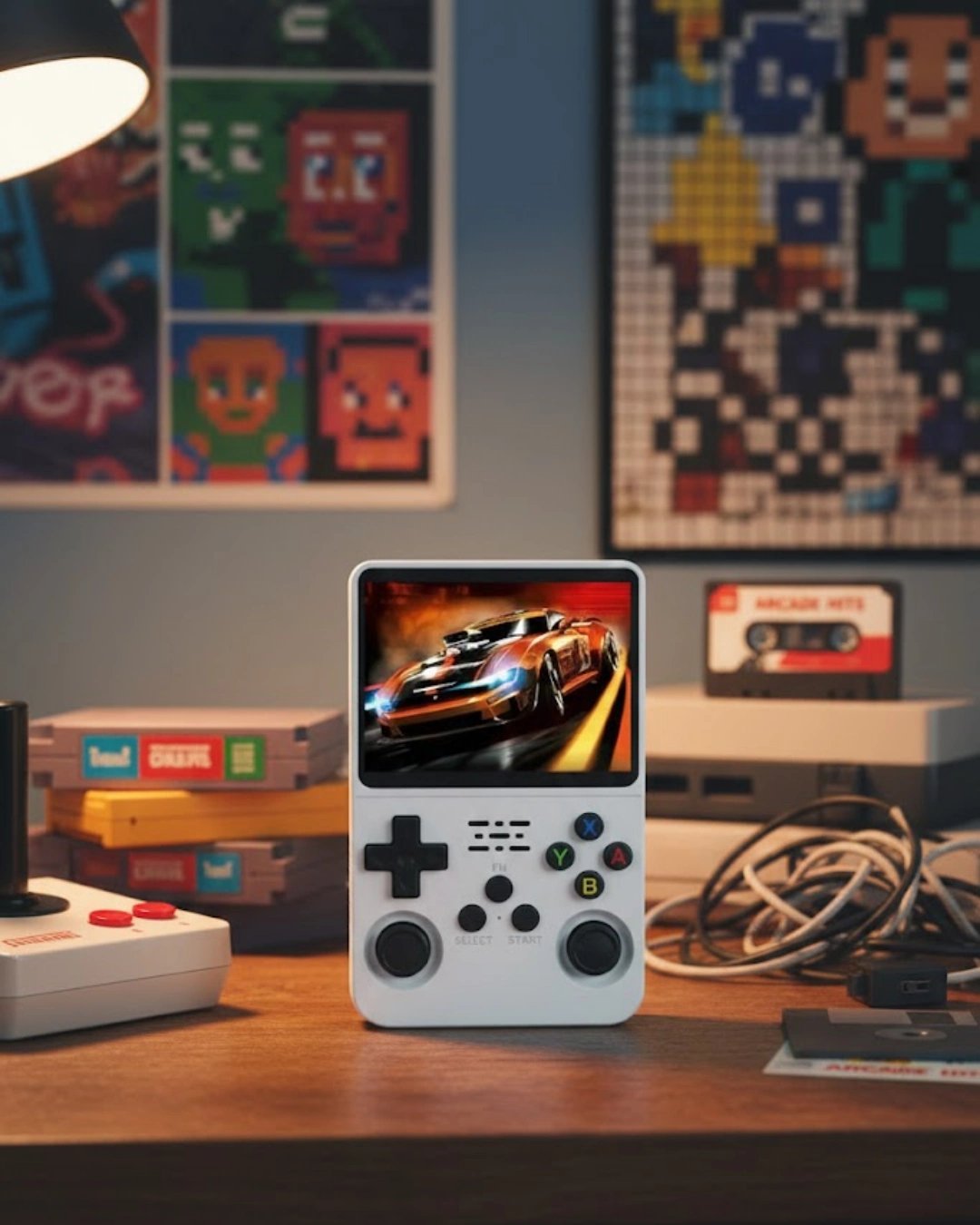 Klasik Oyun Konsolu 64 Bit İşlemci ve Çift Kart Girişi Özellikli