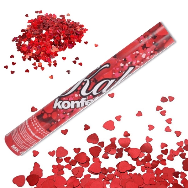 Konfeti Güllü Kalpli 30cm. Bx40