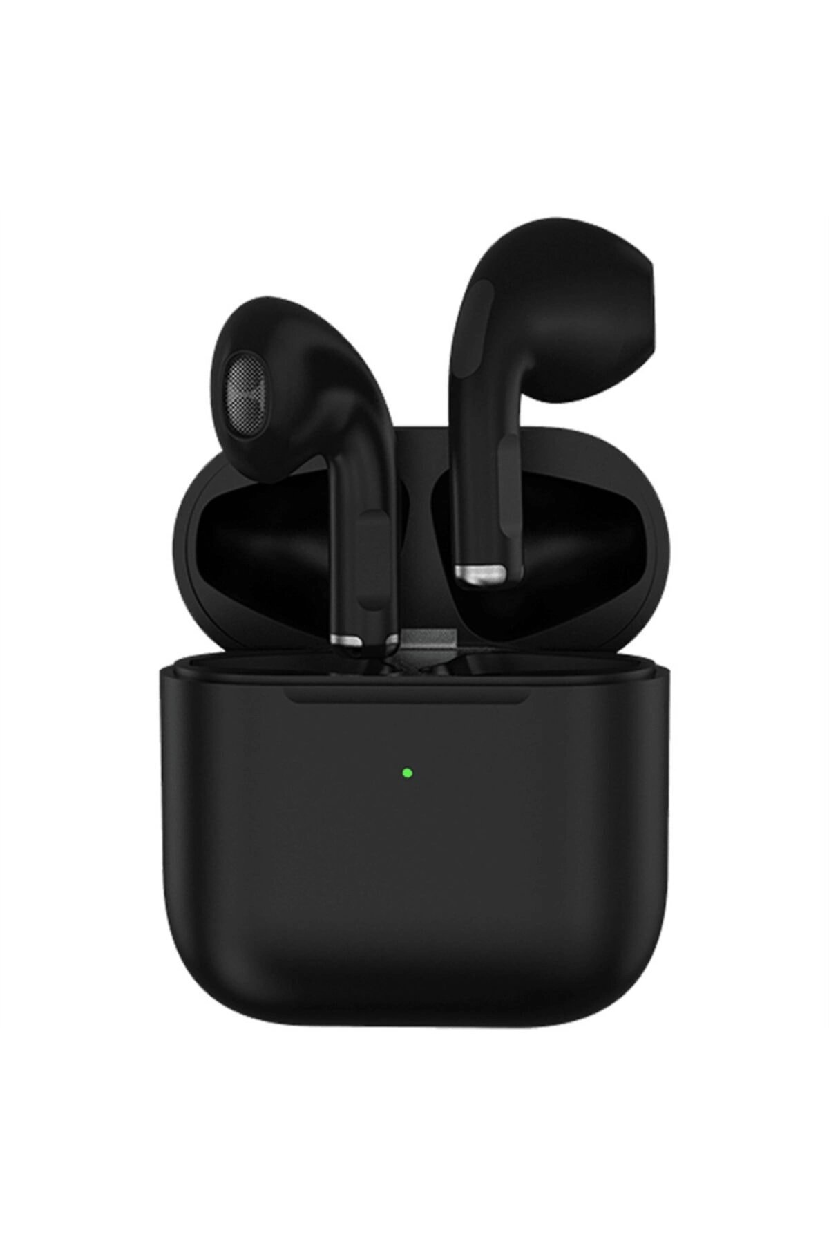 Kulak İçi Kablosuz Bluetooth Kulaklık, Aktif Gürültü Önleme ve Suya Dayanıklı Siyah Tasarım