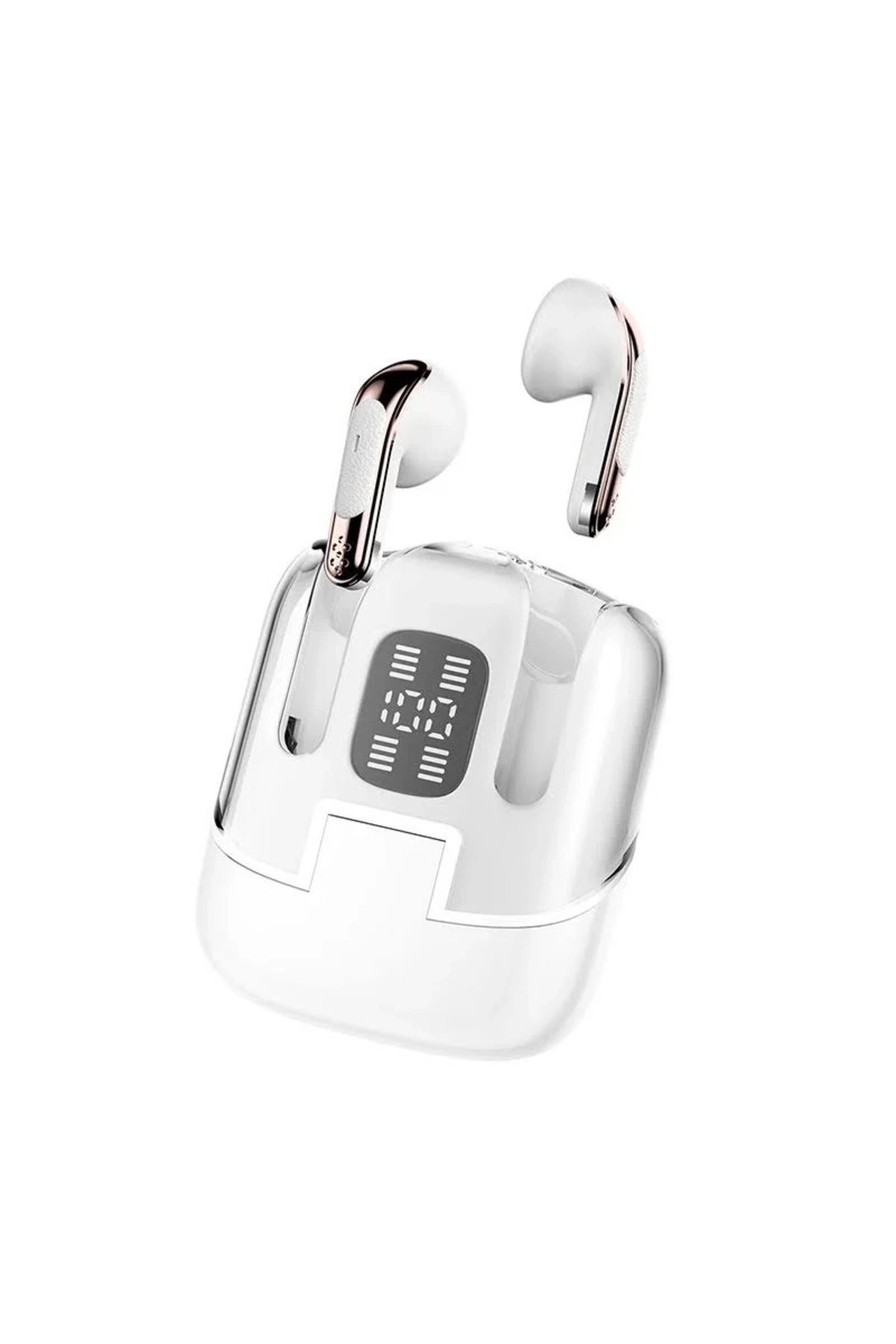 Kulak içi TWS Bluetooth Kulaklık - Renk: Beyaz, Bluetooth Versiyon: 5.3, Mikrofon