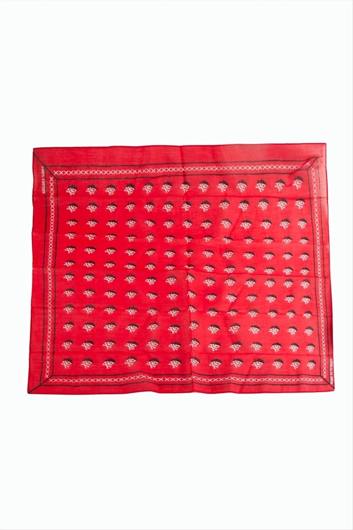 Kuru Kafa Desenli Bandana 50*50