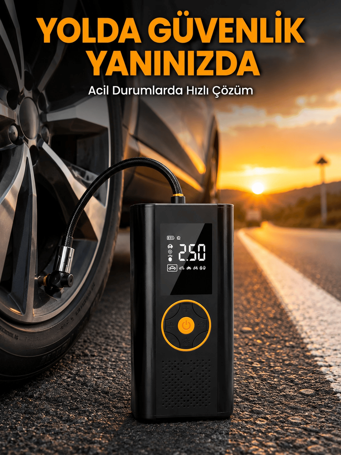 LED Ekranlı Akıllı Hava Kompresörü Hassas Basınç Kontrolü Yeni Nesil