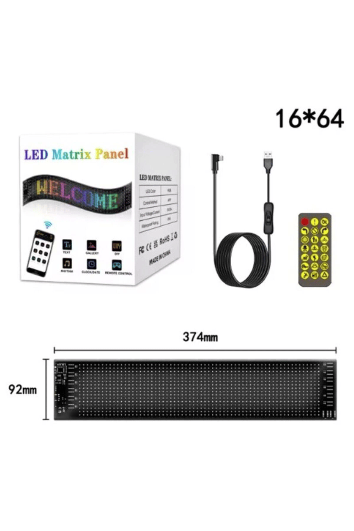Led Işık - Renk: Siyah | Teknik Özellikleri ve Kullanım Ayrıntıları Açıklamada Belirtilen Ürün