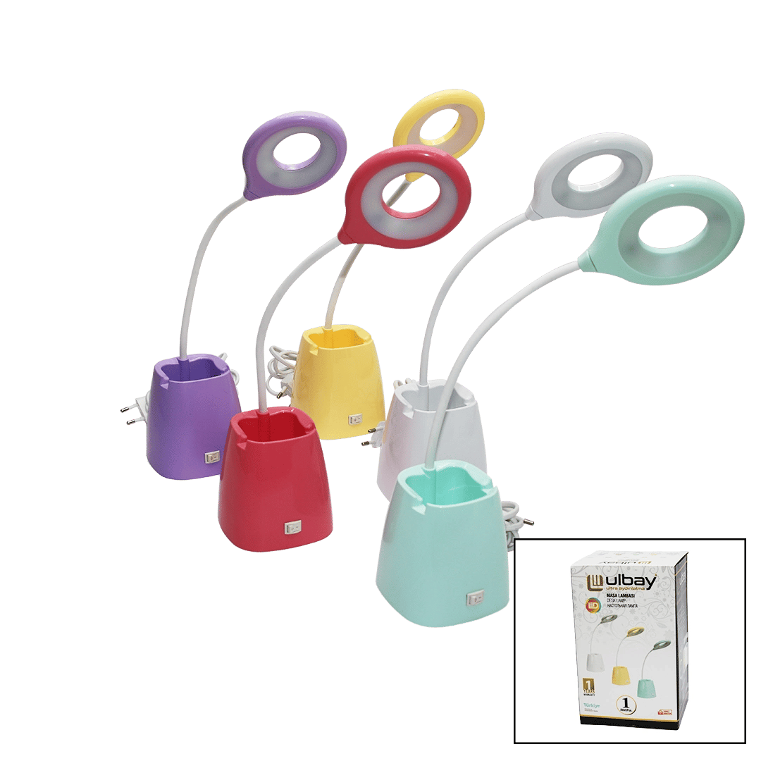 Ledli Kalemlikli  Masa Lambası Bx40