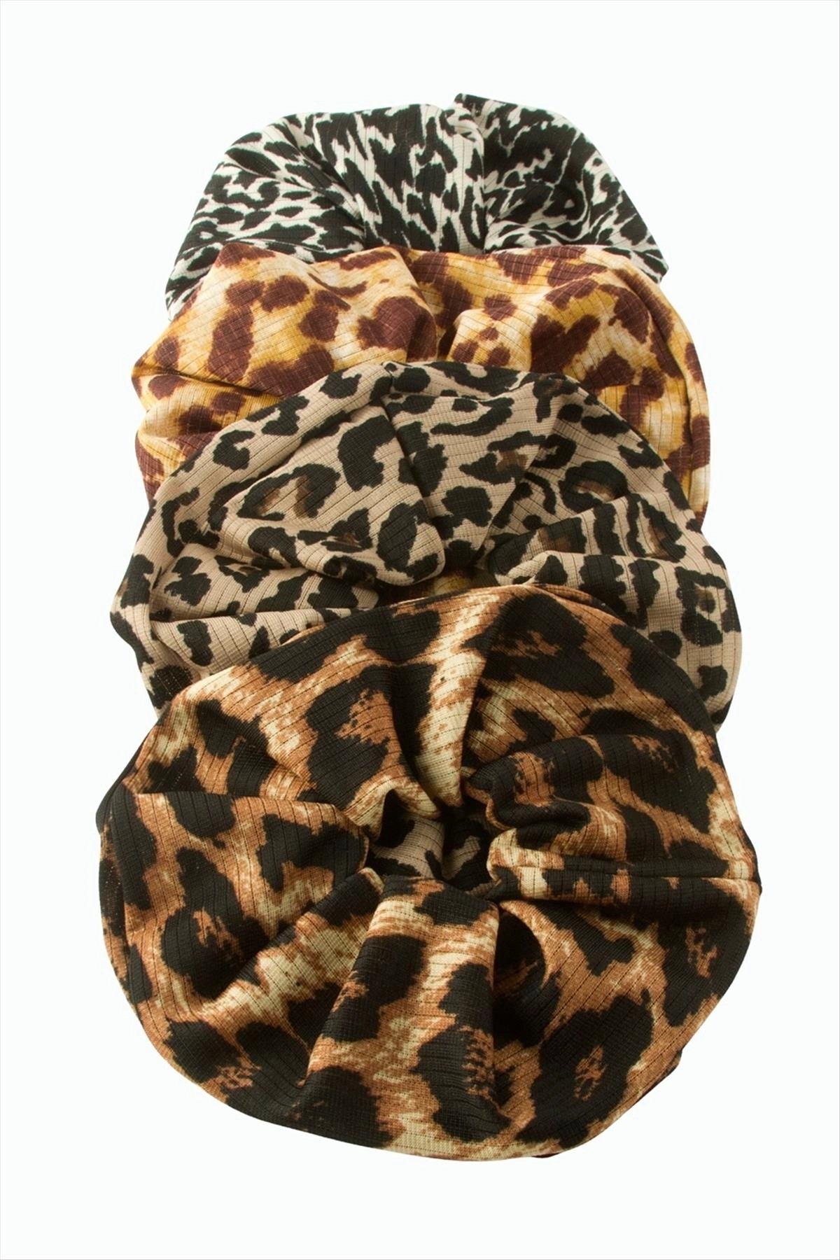 Leopar Desenli Simit Toka 13 cm