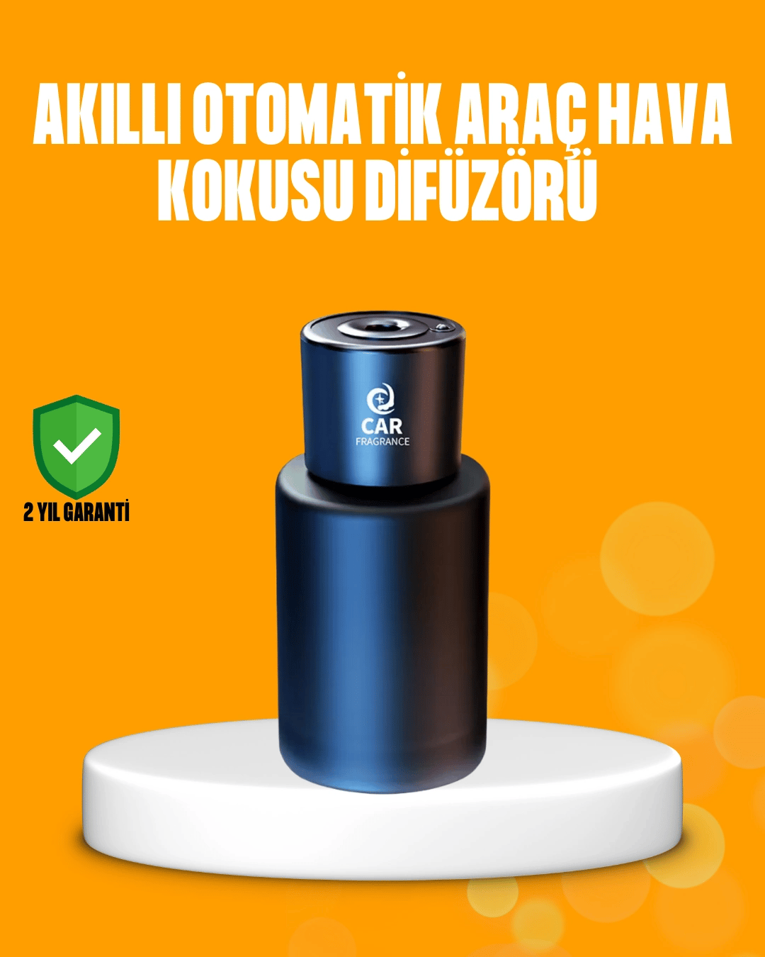 Lüks Oto Koku Difüzörü Doğal Buharlaşmalı Cam Tasarım