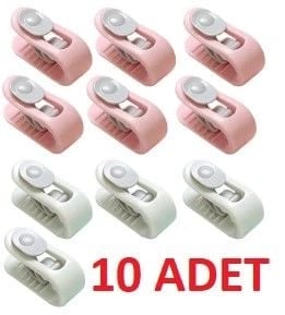 Mandallı Yorgan Sabitleme Klipsi 10 Adet - Stokta Olan Renk Gönderilir