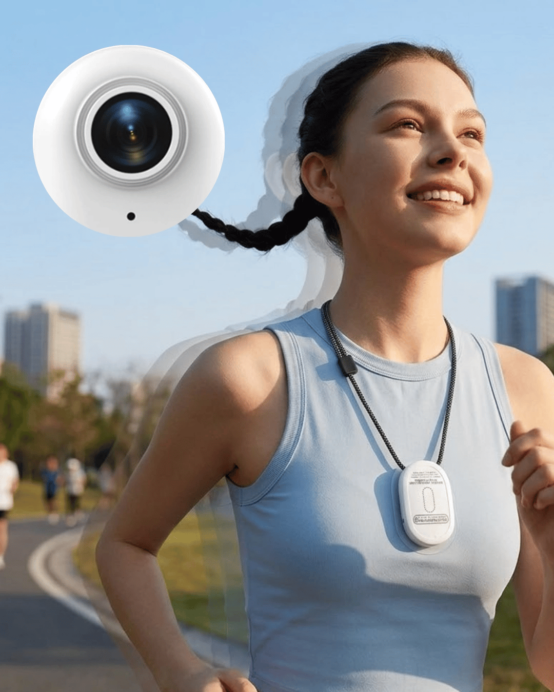 Manyetik Sabitlemeli 4K Spor Kamera Geniş Açı Lens ve Mobil Bağlantı Özellikli