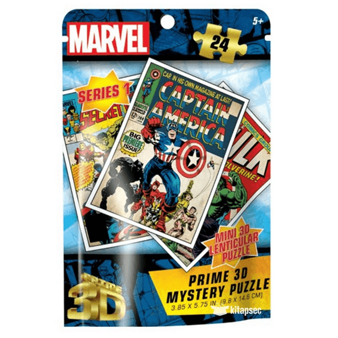 Marvel Seri 1  Mystery Puzzle 24 Parça