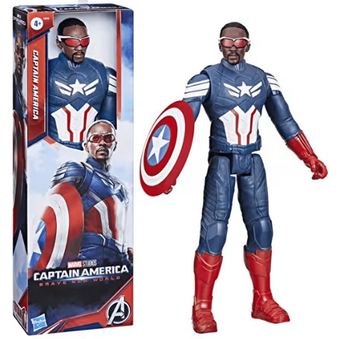 Marvel Studios Titan Hero Serisi Captain America Aksiyon Figürü 30 cm