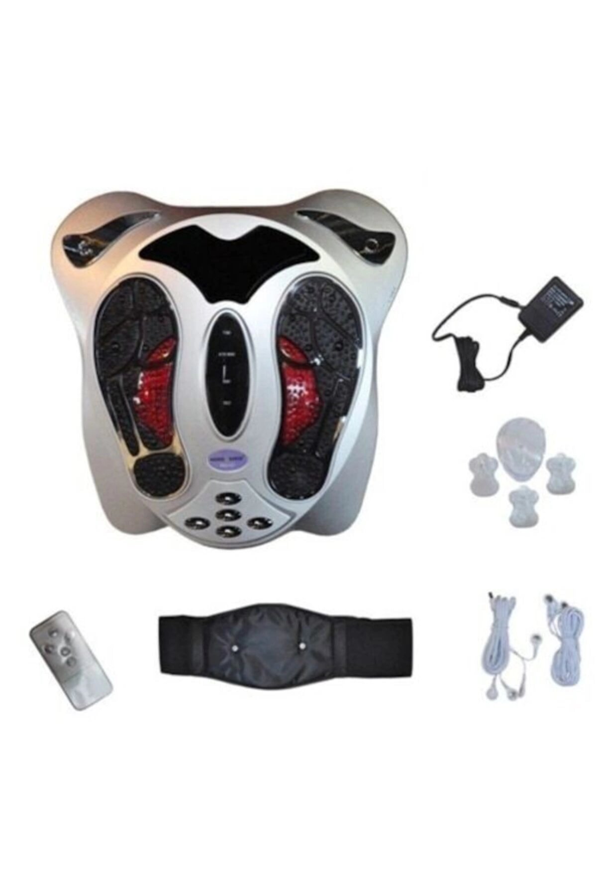 Masaj kemeri tens masaj cihazı vücut bel ayak bacak için gri renkli masaj aleti - Spor & Outdoor