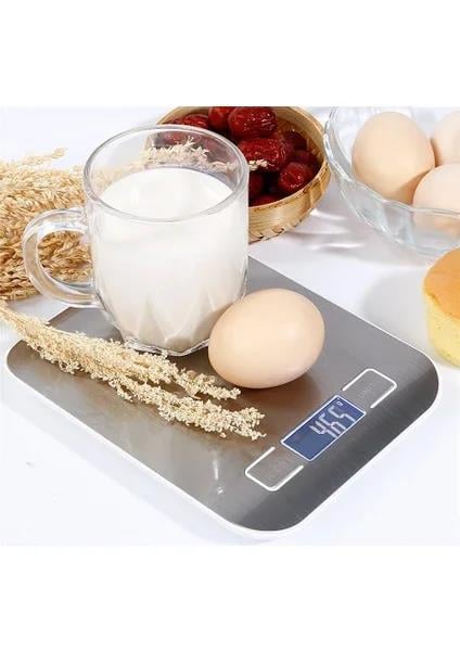 Metal Dijital Mutfak Terazisi Hassas Tartı 5 Kg Crown (3936)