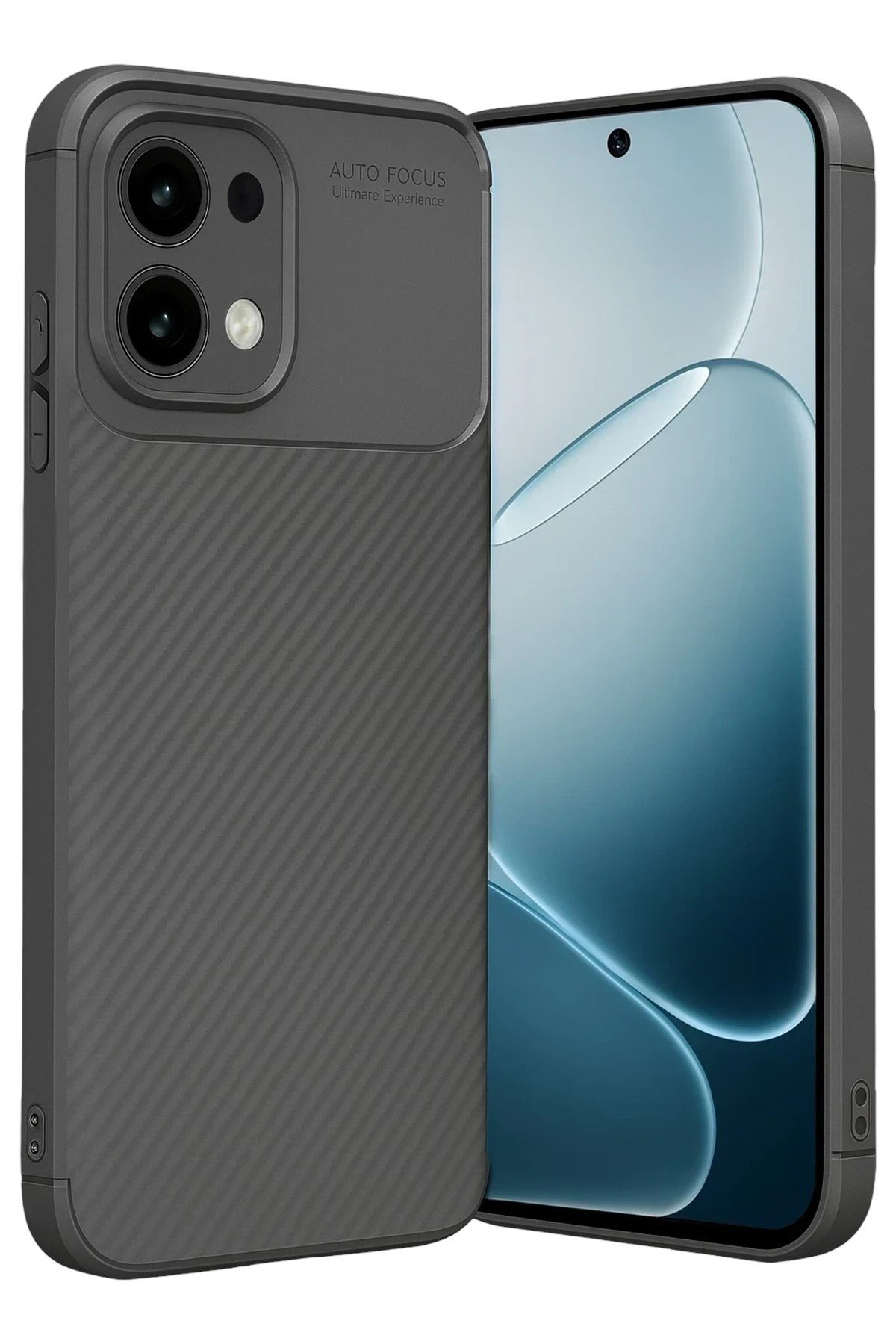 Mey İthalat®   A6 Pro 4G Auto Focus Karbon Kapak - Gri