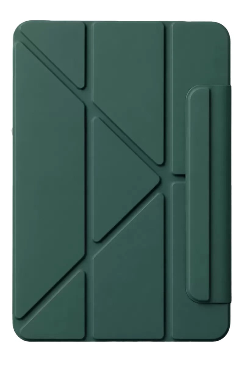 Mey İthalat®   iPad 2025 10.9 10.Nesil (A16) Edz Manyetik Standlı Tablet Kılıfı - Koyu Yeşil
