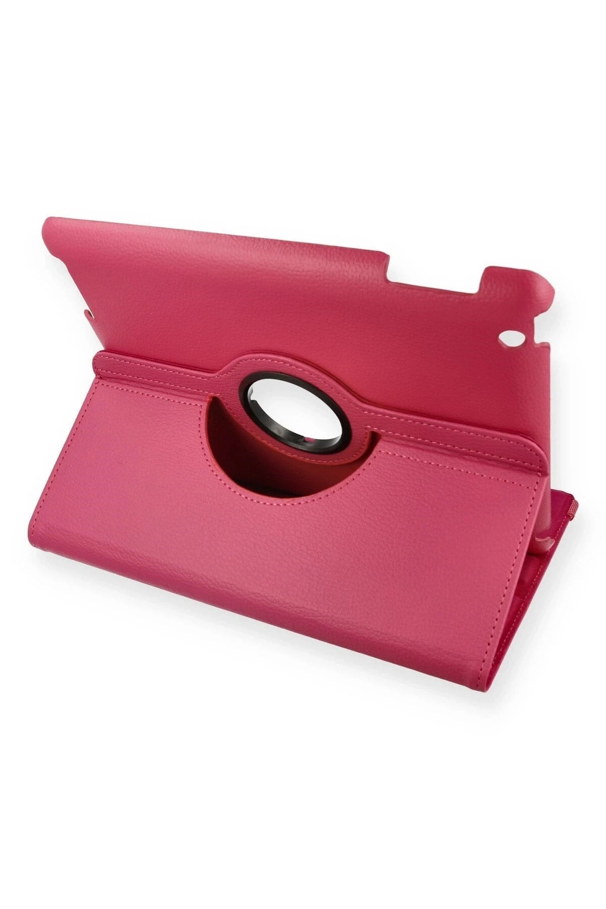 Mey İthalat®   iPad 4 9.7 Kılıf 360 Tablet Deri Kılıf - Pembe