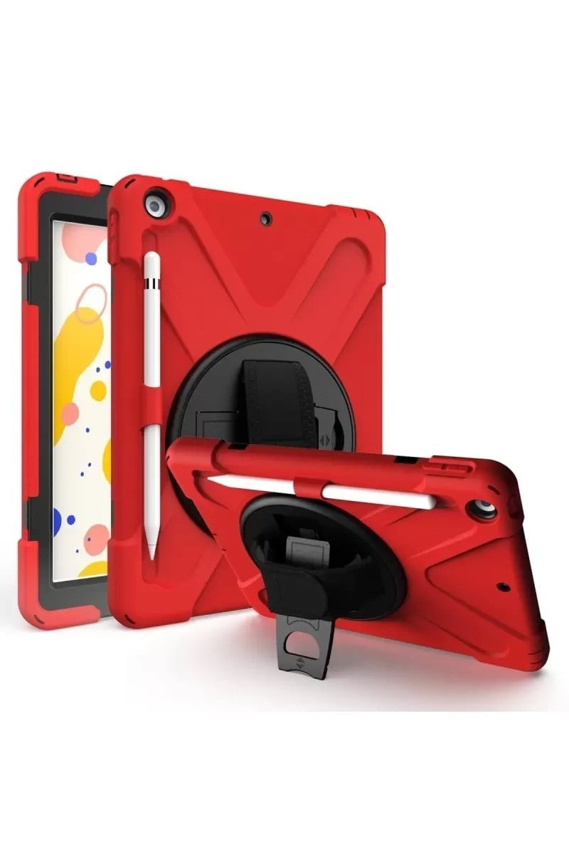 Mey İthalat®   iPad 5 Air 9.7 Kılıf Amazing Tablet Kapak - Kırmızı