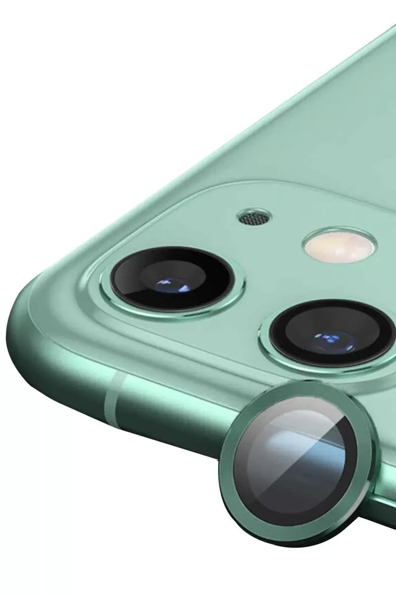 Mey İthalat®   iPhone 11 Raze Metal Kamera Lens - Yeşil
