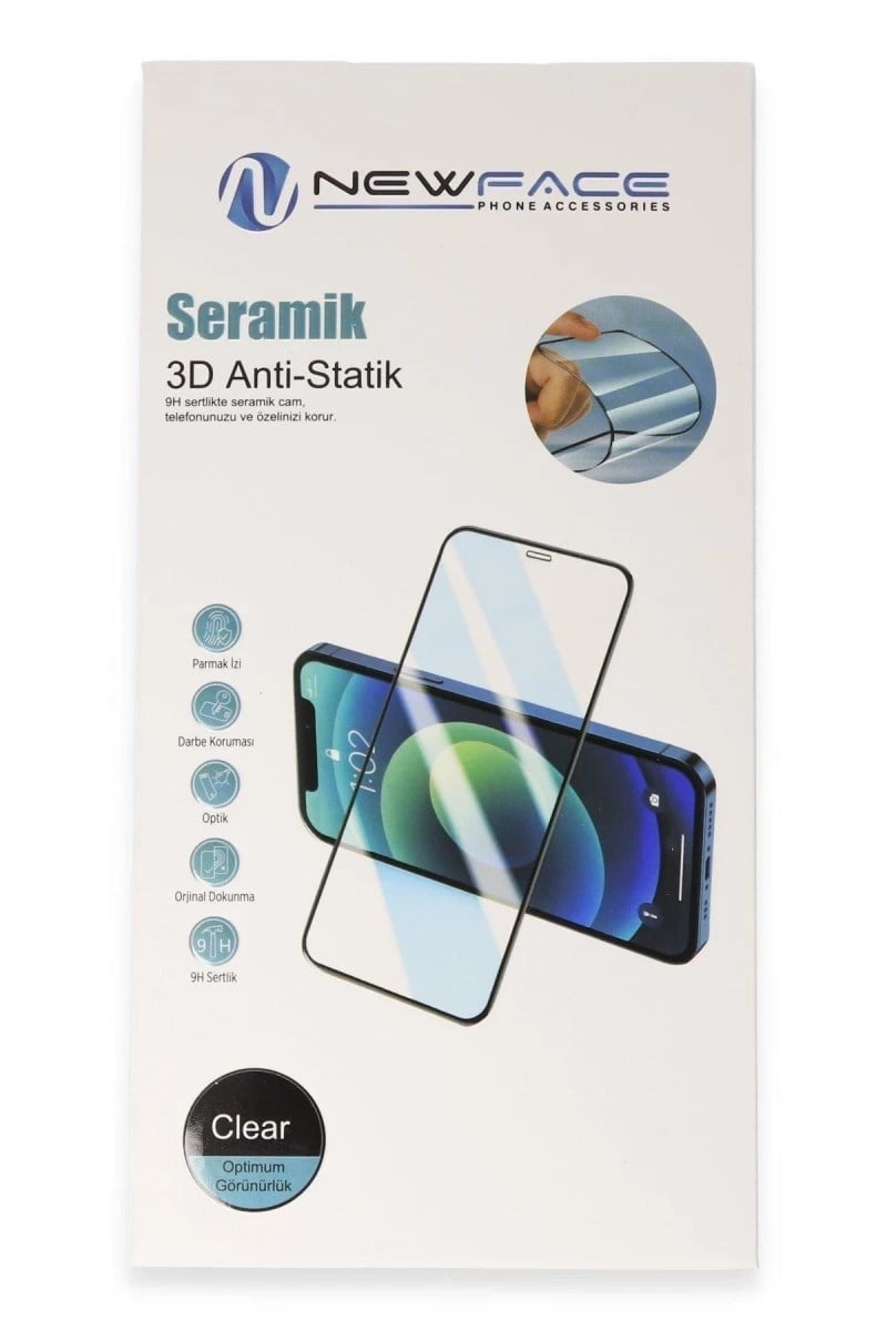 Mey İthalat®   iPhone 13 3D Antistatik Seramik Nano Ekran Koruyucu