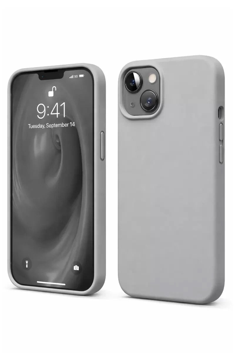 Mey İthalat®   iPhone 14 Kılıf First Silikon - Gri