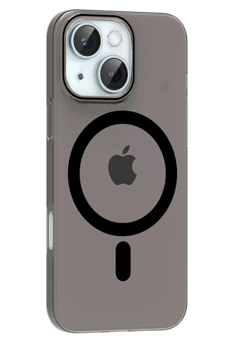 Mey İthalat®   iPhone 14 PC Blank Magsafe Kapak - Siyah
