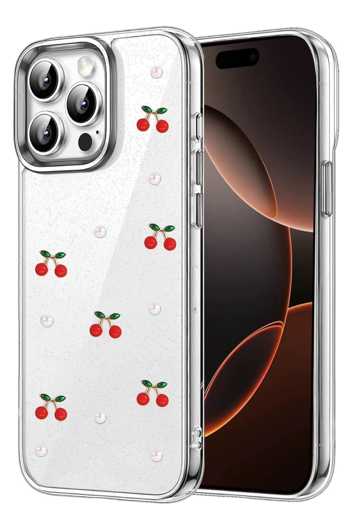 Mey İthalat®   iPhone 14 Pro Max Fiyonk Desenli Kapak - Desen 9