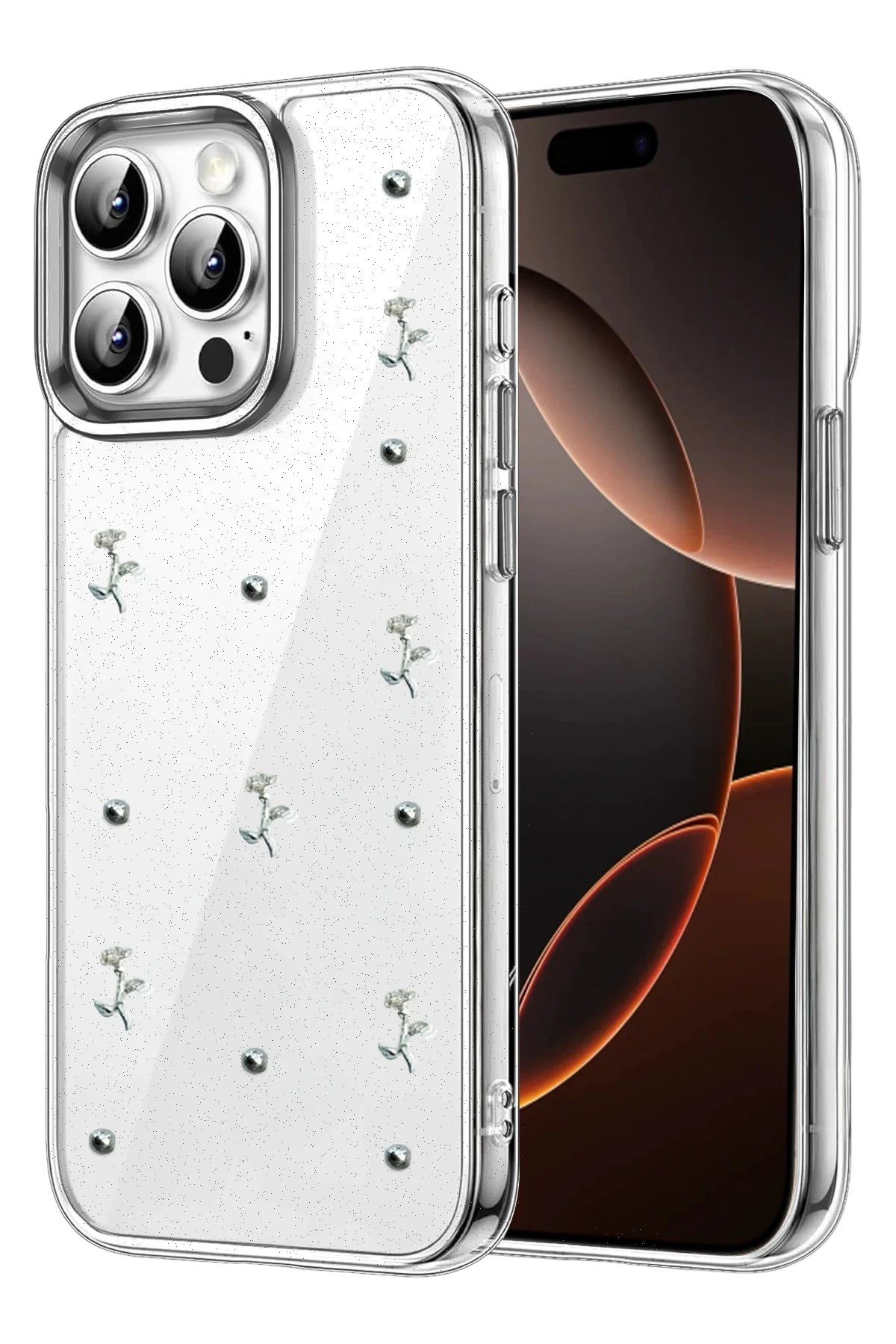 Mey İthalat®   iPhone 14 Pro Max Fiyonk Desenli Kapak - Desen 4