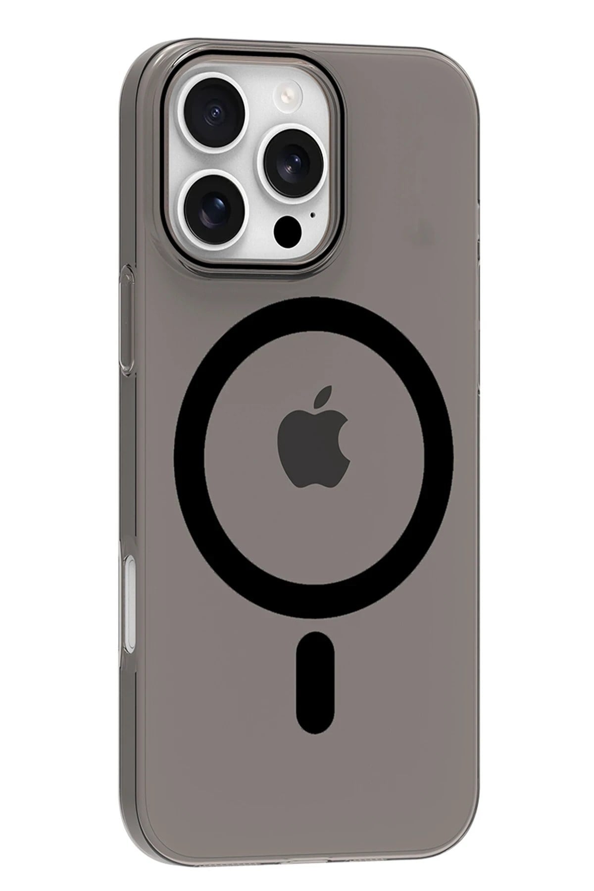 Mey İthalat®   iPhone 16 Pro Max PC Blank Magsafe Kapak - Siyah