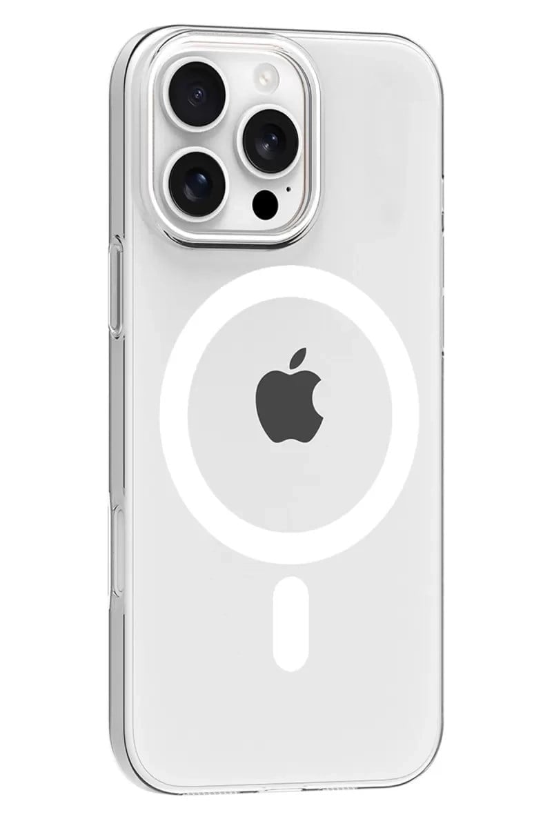 Mey İthalat®   iPhone 16 Pro Max PC Blank Magsafe Kapak - Şeffaf