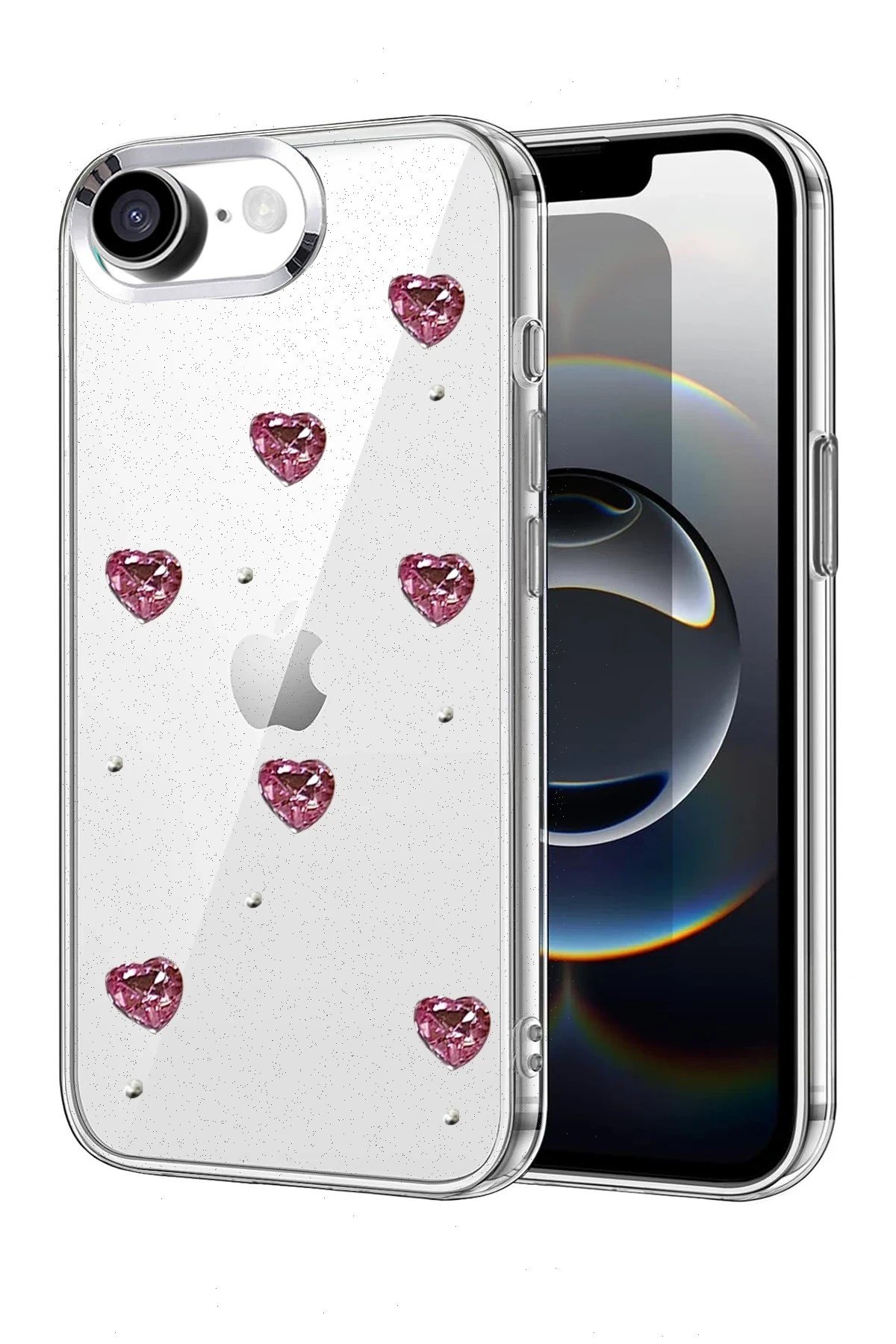 Mey İthalat®   iPhone 16E Fiyonk Desenli Kapak - Desen 7