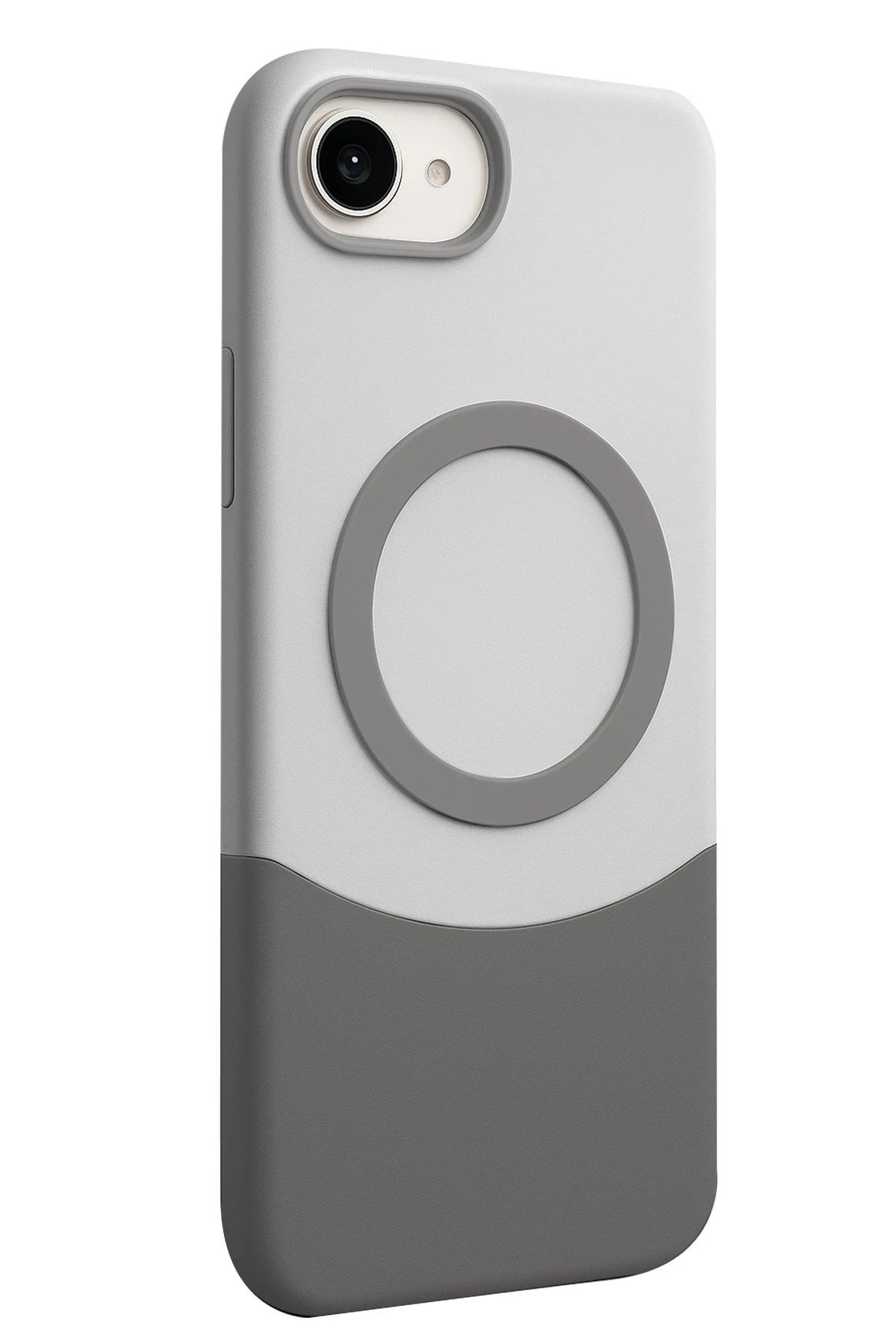 Mey İthalat®   iPhone 16E Velar Magsafe Kapak - Natural Grey