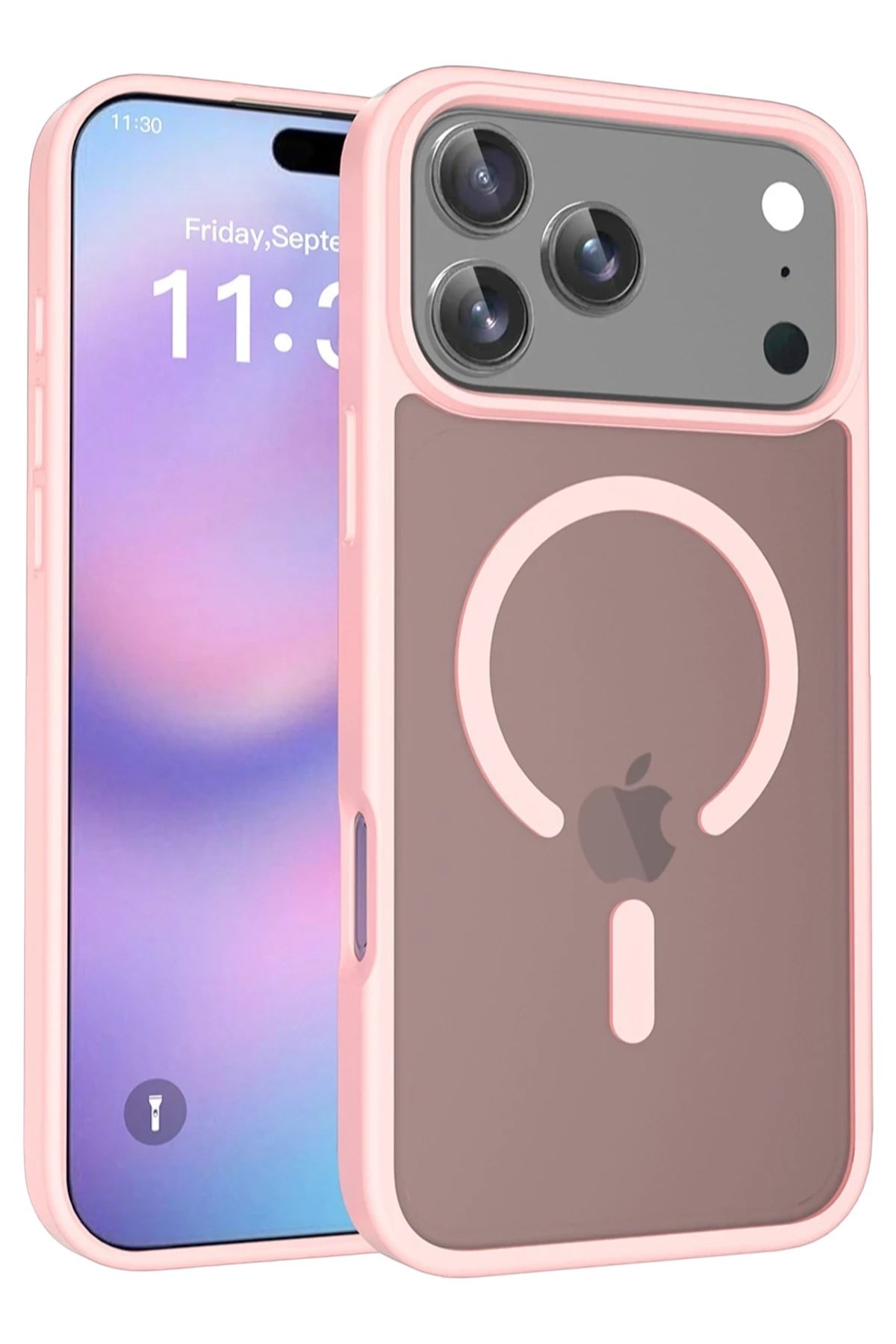 Mey İthalat®   iPhone 17 Pro Max Jota Magsafe Kapak - Pudra
