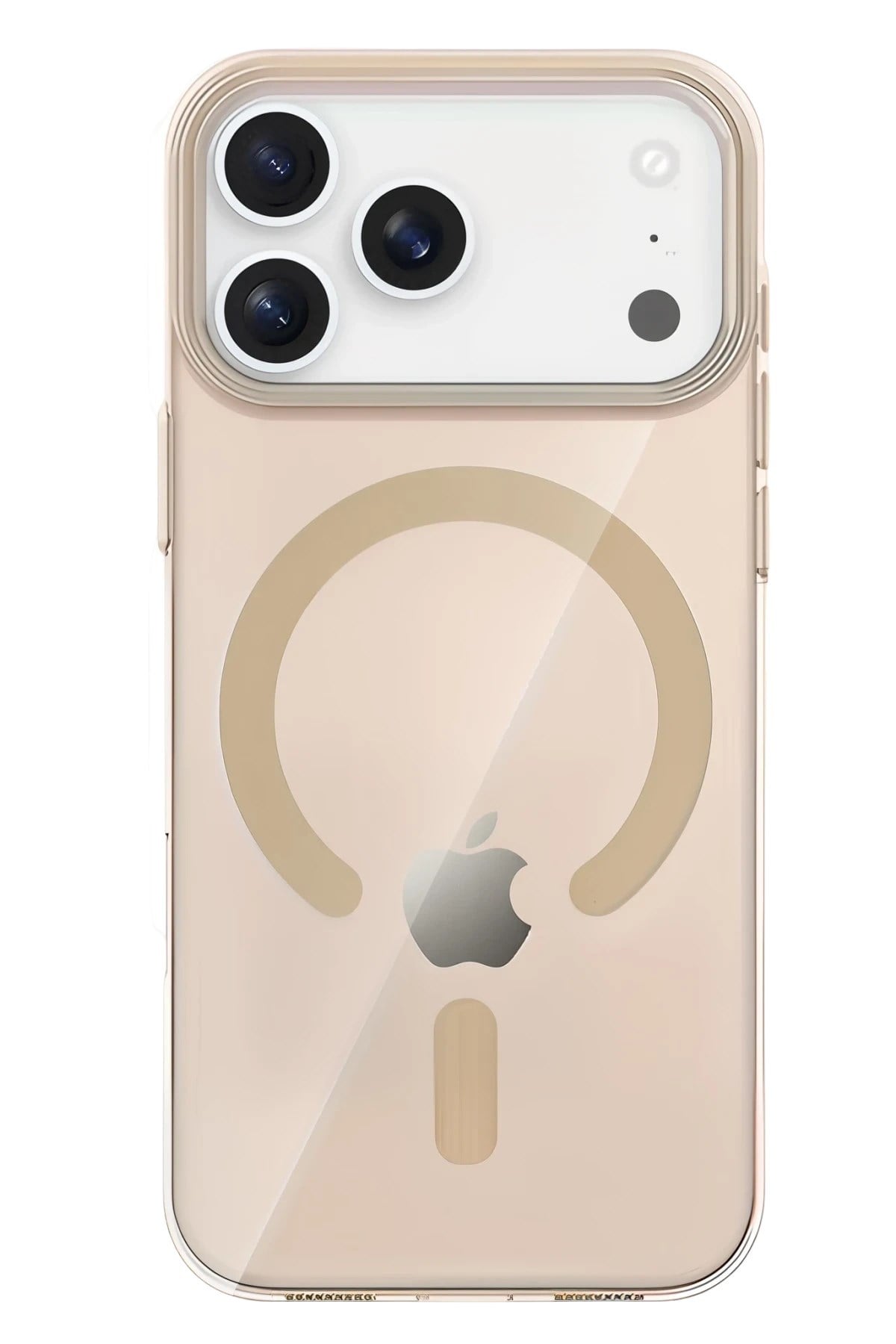 Mey İthalat®   iPhone 17 Pro Max PC Blank Magsafe Kapak - Çöl Titanyum