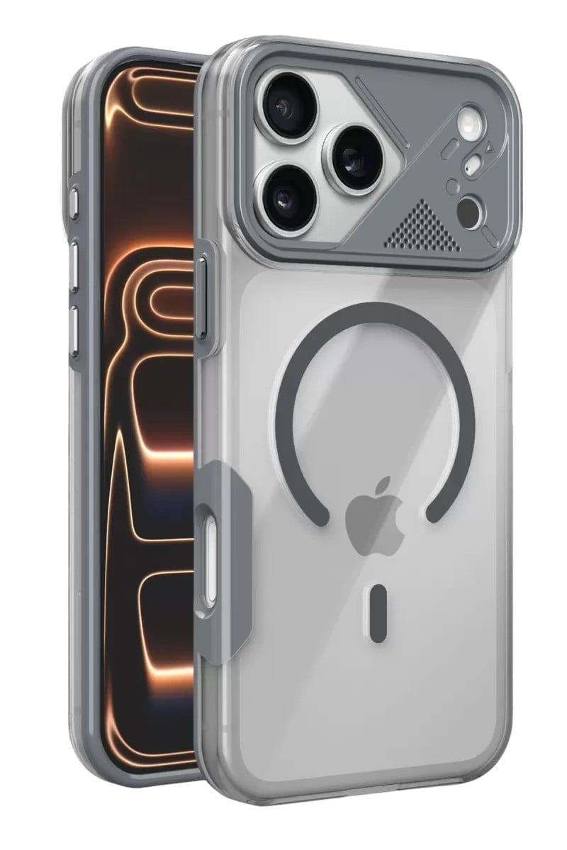 Mey İthalat®   iPhone 17 Pro Max Zinko Magsafe Kapak - Titan Gri