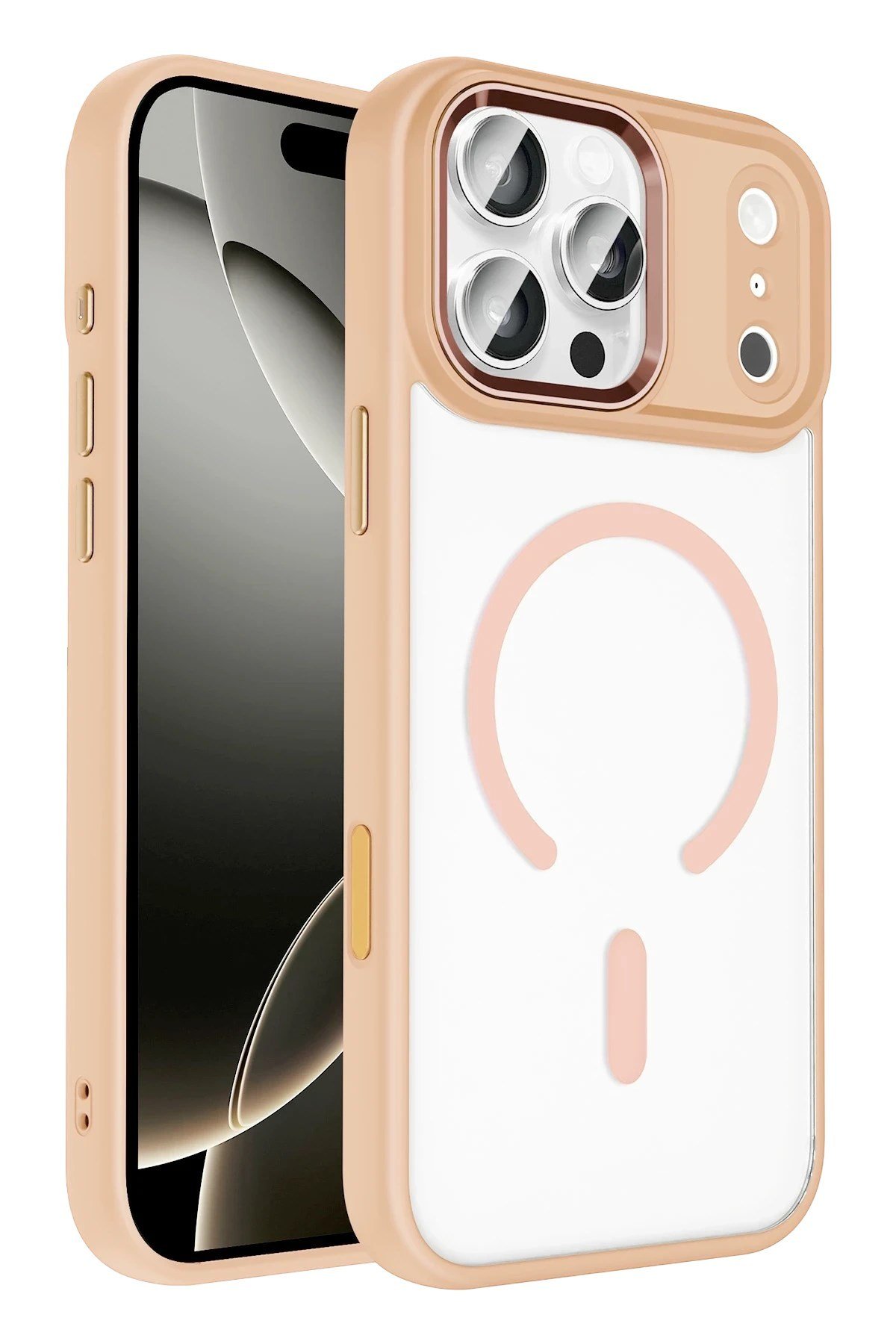 Mey İthalat®   iPhone 17 Pro Terea Magsafe Kapak - Pembe