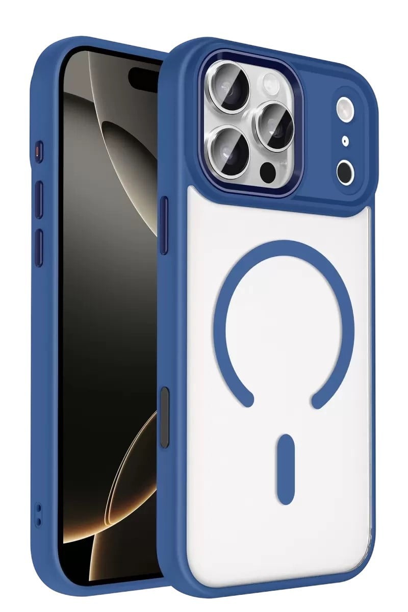 Mey İthalat®   iPhone 17 Pro Terea Magsafe Kapak - Lacivert