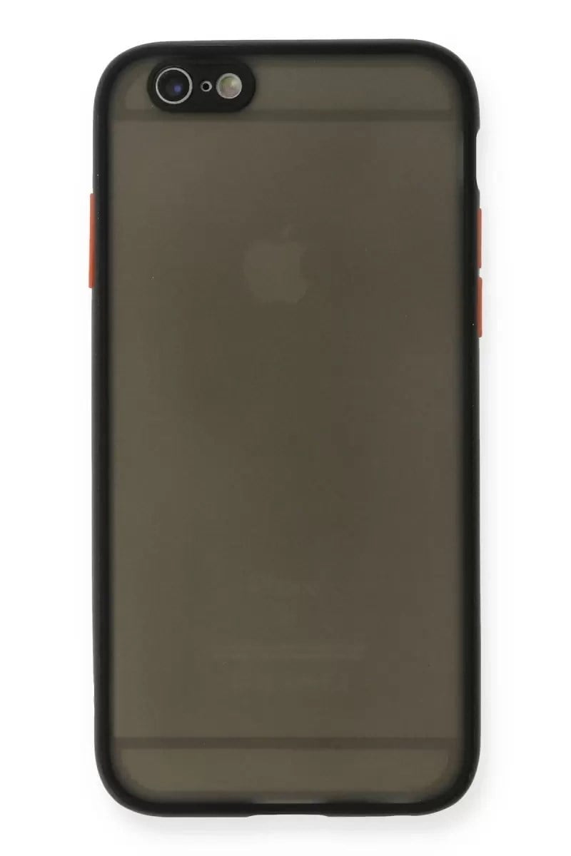 Mey İthalat®   iPhone 6 Kılıf Montreal Silikon Kapak - Siyah