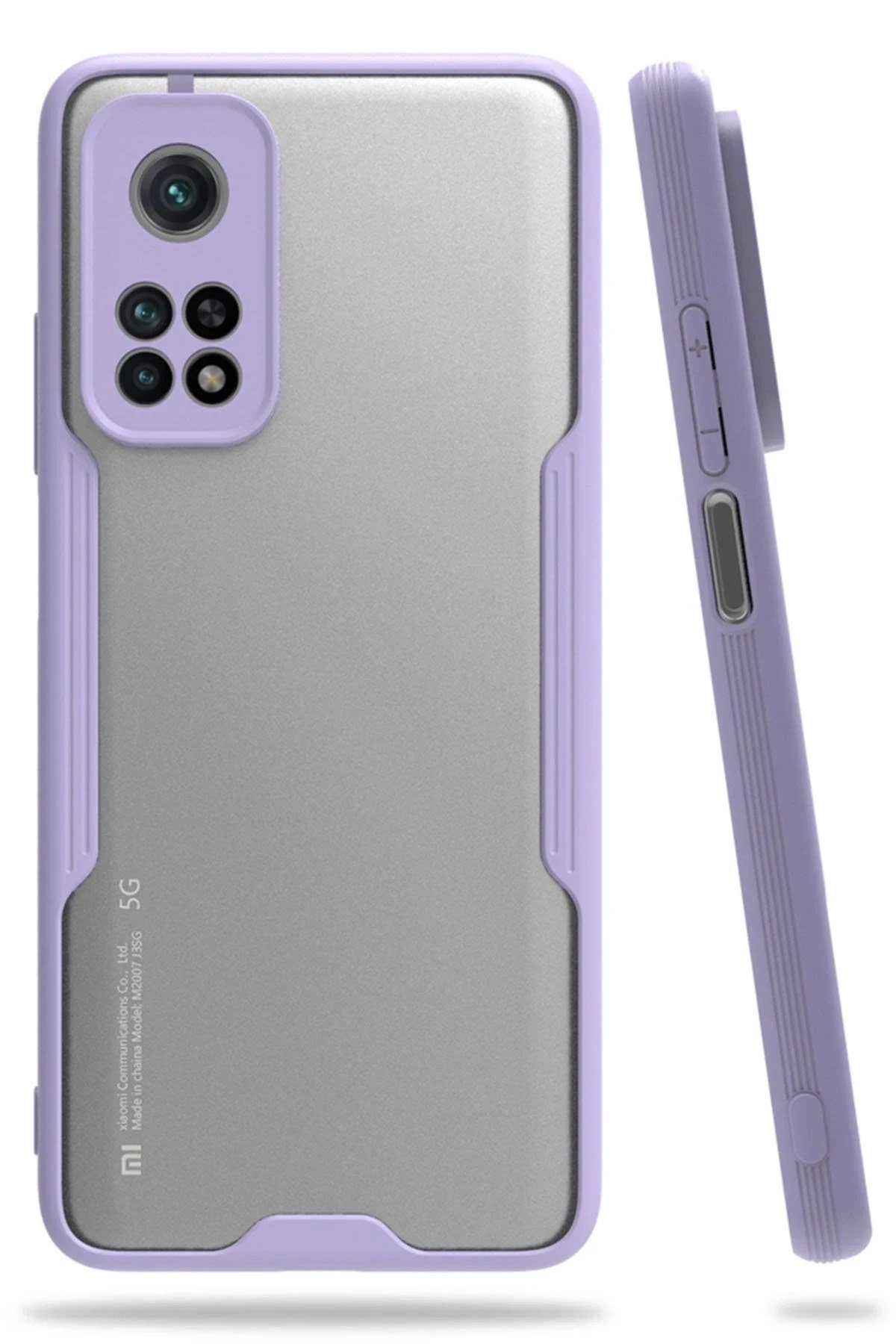Mey İthalat®   Mi 10T Pro Kılıf Platin Silikon - Lila