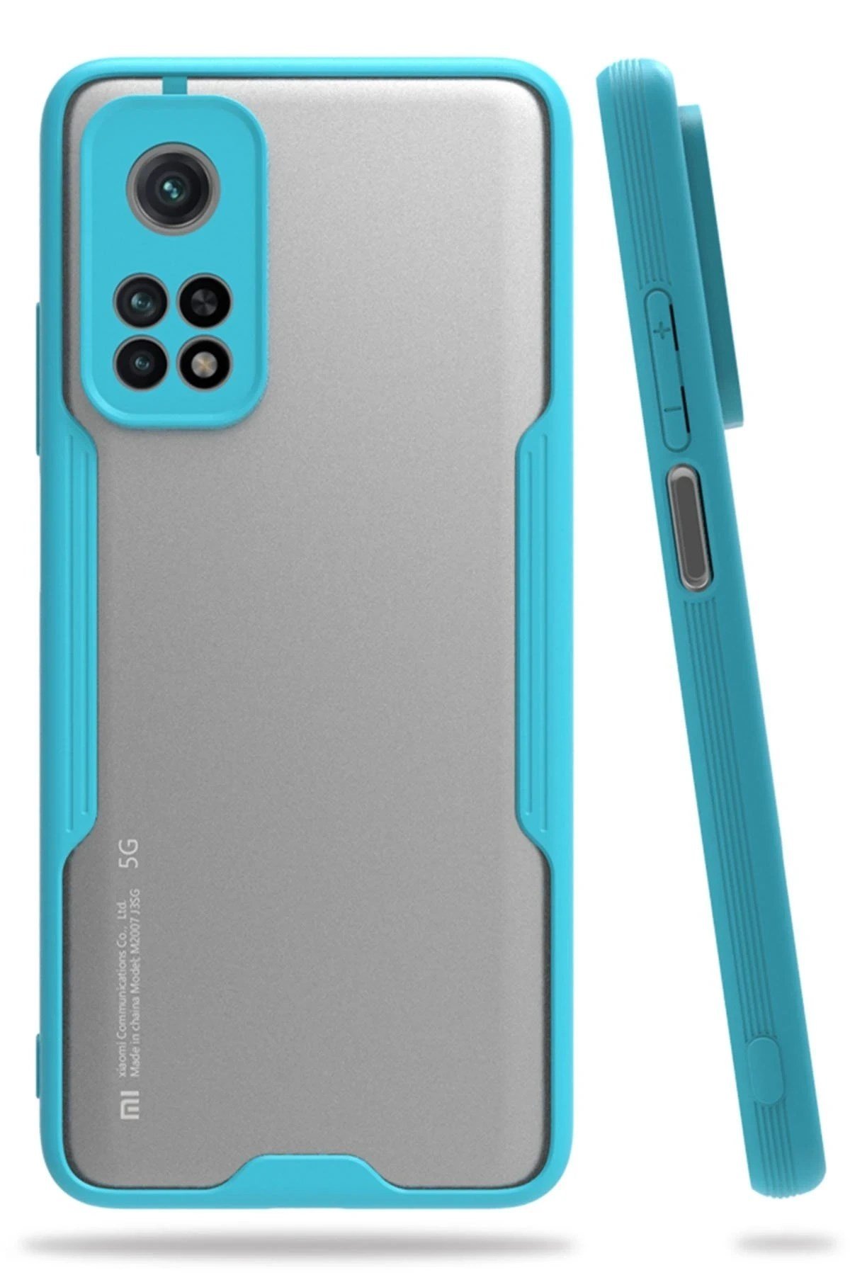 Mey İthalat®   Mi 10T Pro Kılıf Platin Silikon - Mavi