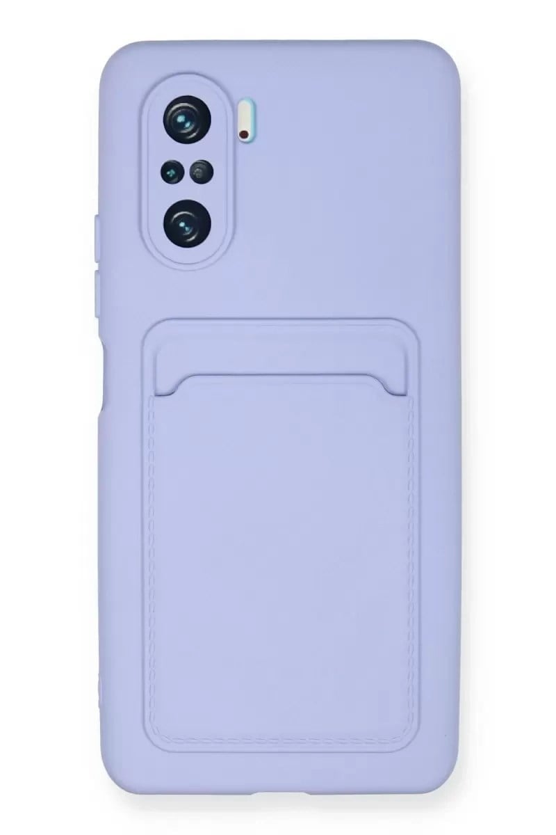 Mey İthalat®   Mi 11i Kılıf Kelvin Kartvizitli Silikon - Lila