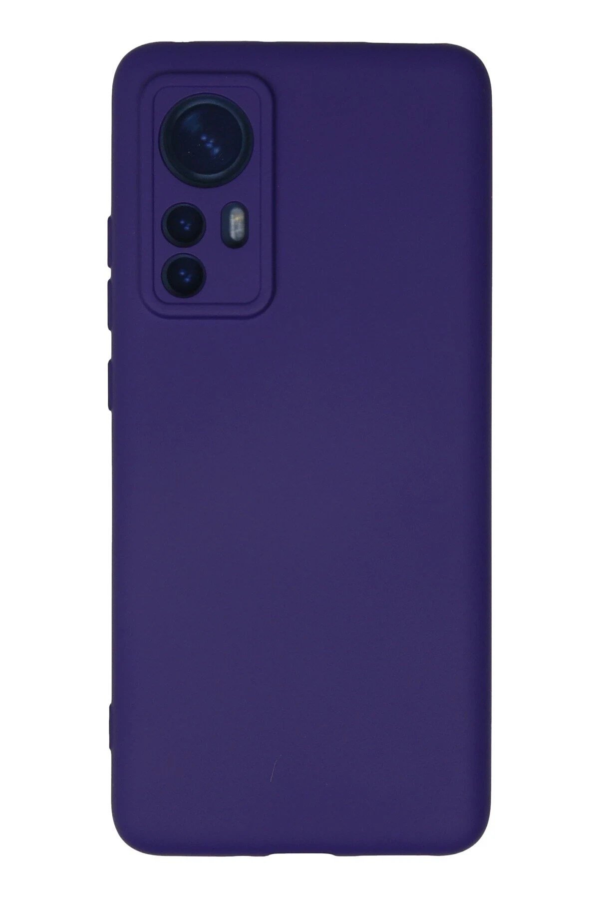 Mey İthalat®   Mi 12 Kılıf Nano içi Kadife Silikon - Mor