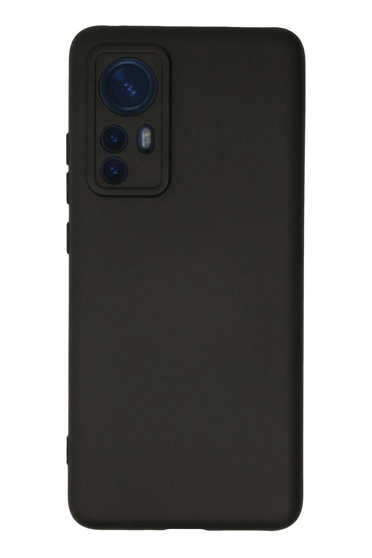 Mey İthalat®   Mi 12 Kılıf Nano içi Kadife Silikon - Siyah