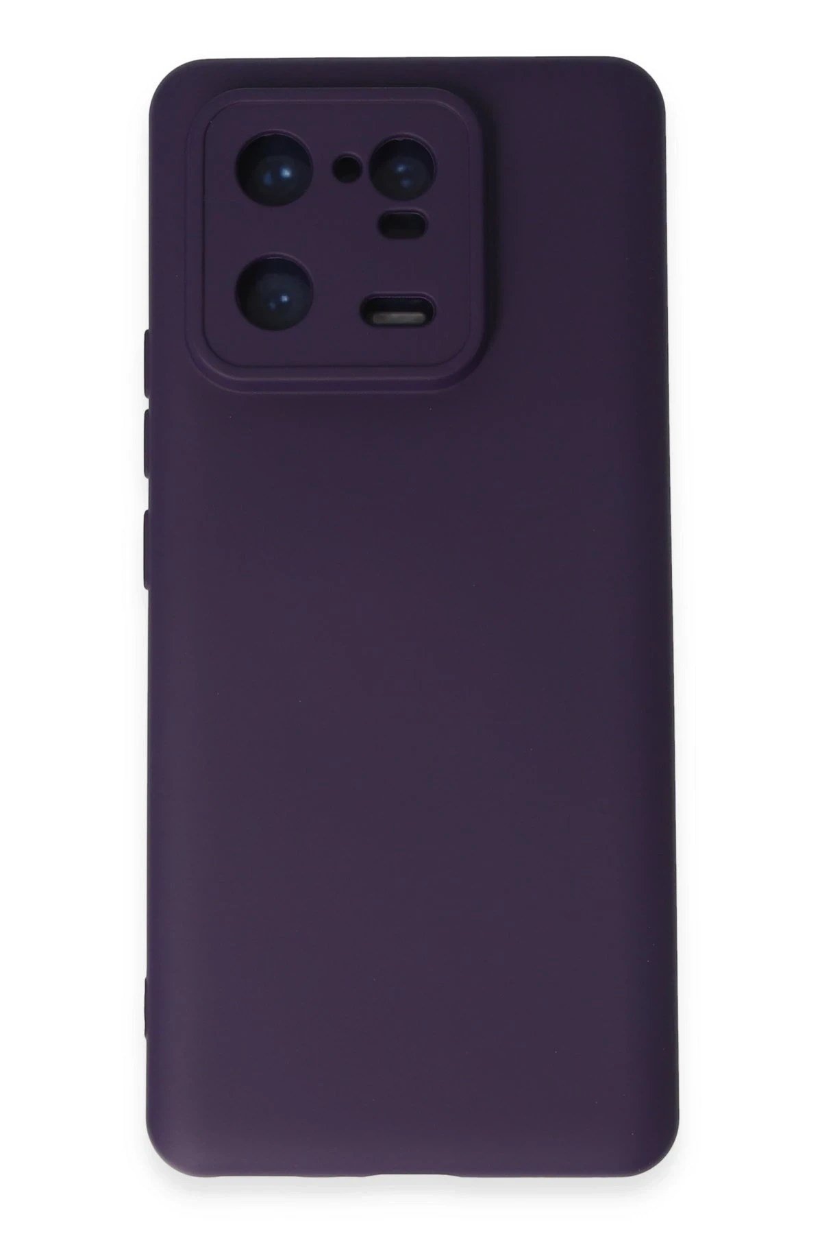 Mey İthalat®   Mi 13 Pro Kılıf Nano içi Kadife Silikon - Mor