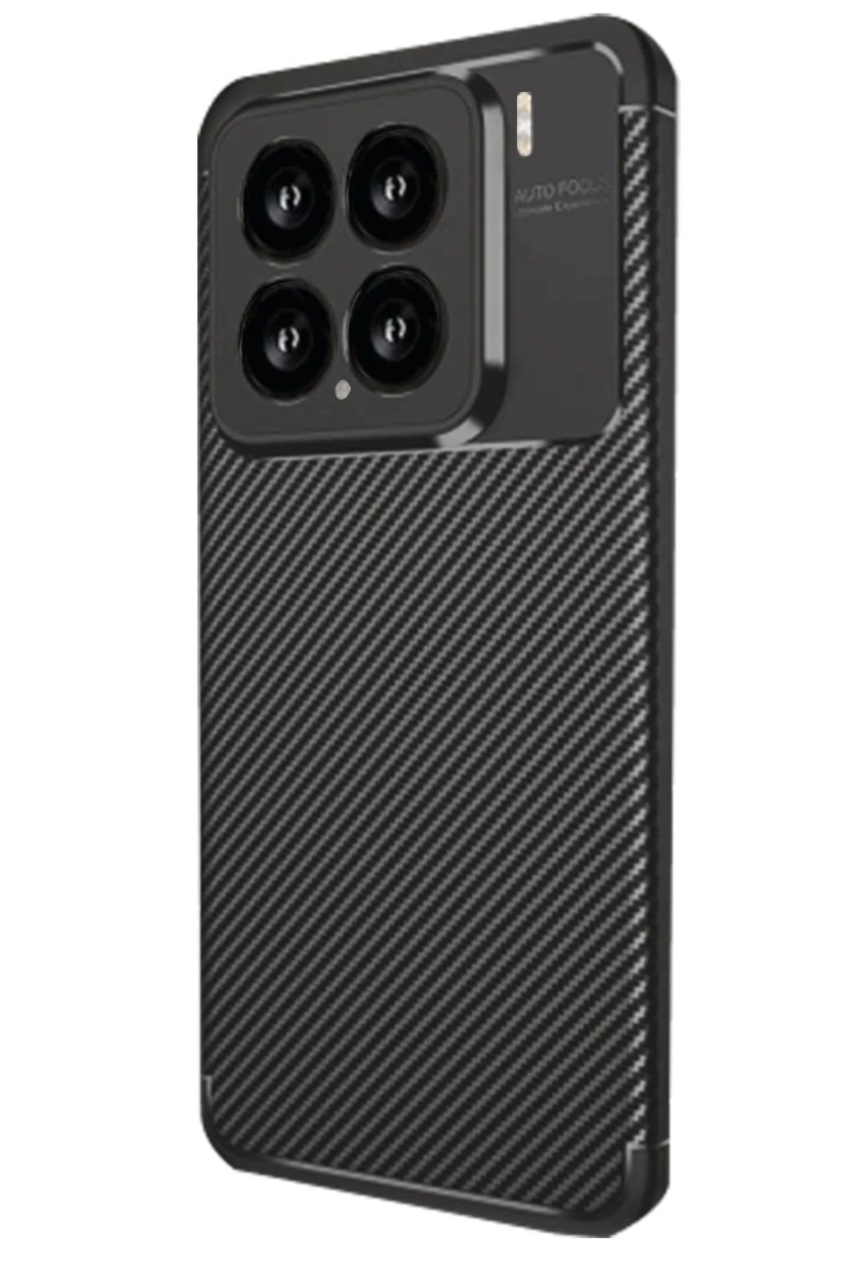 Mey İthalat®   Mi 15 Kılıf Auto Focus Karbon Kapak - Siyah