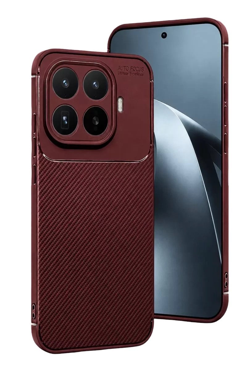Mey İthalat®   Mi 17T Pro Auto Focus Karbon Kapak - Bordo