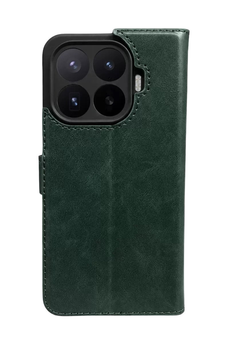 Mey İthalat®   Mi 17T Pro Trend S Plus Kapaklı Kılıf - Yeşil