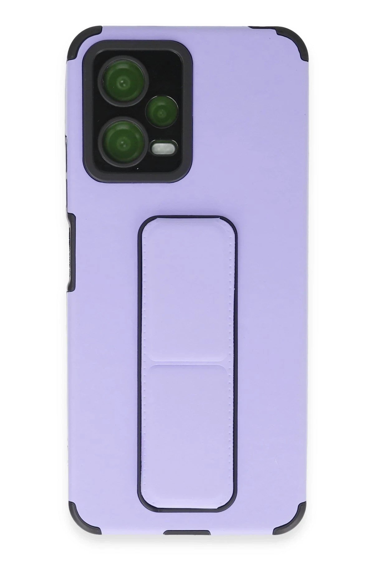 Mey İthalat®   Poco X5 5G Kılıf Mega Standlı Silikon - Lila