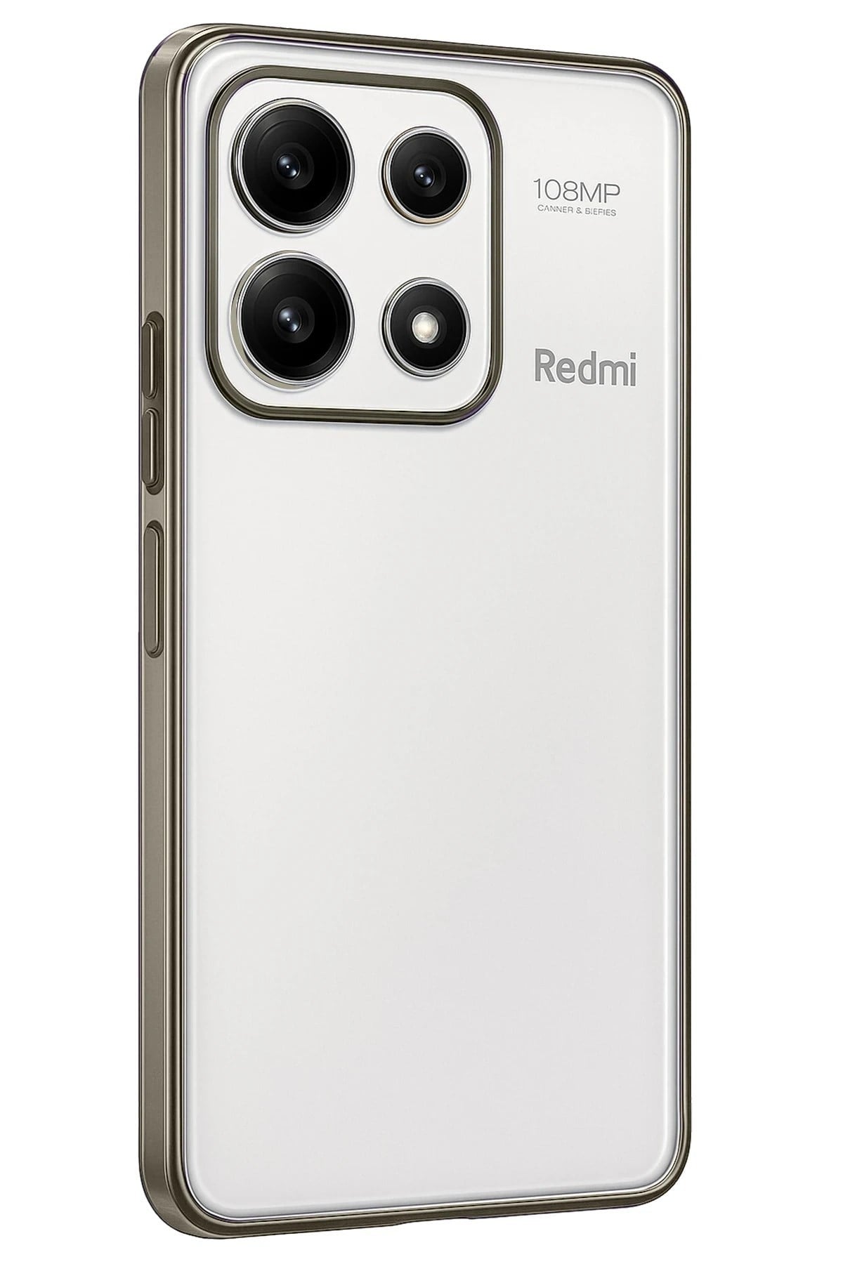 Mey İthalat®   Poco X6 Pro Kılıf  Lensli Silikon - Gold