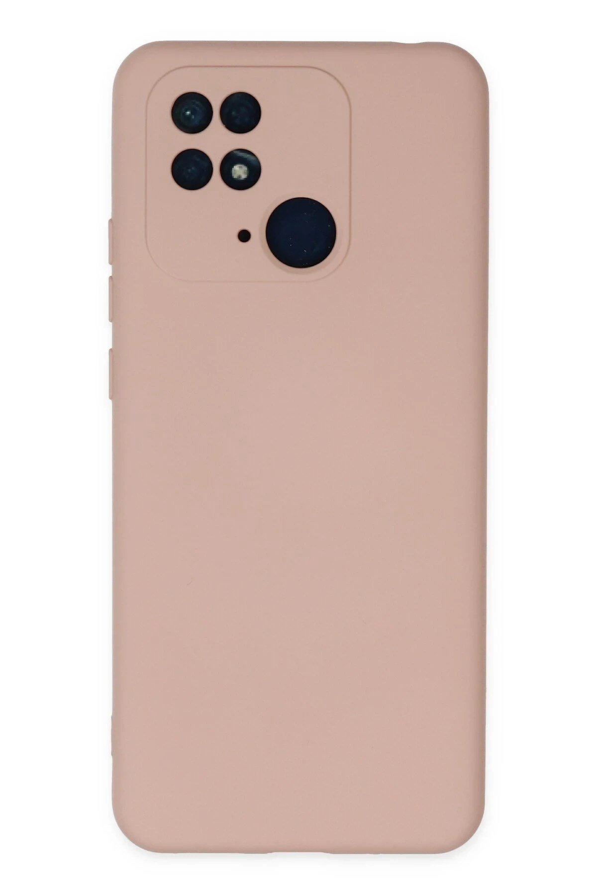 Mey İthalat®   Redmi 10C Kılıf Nano içi Kadife Silikon - Pudra