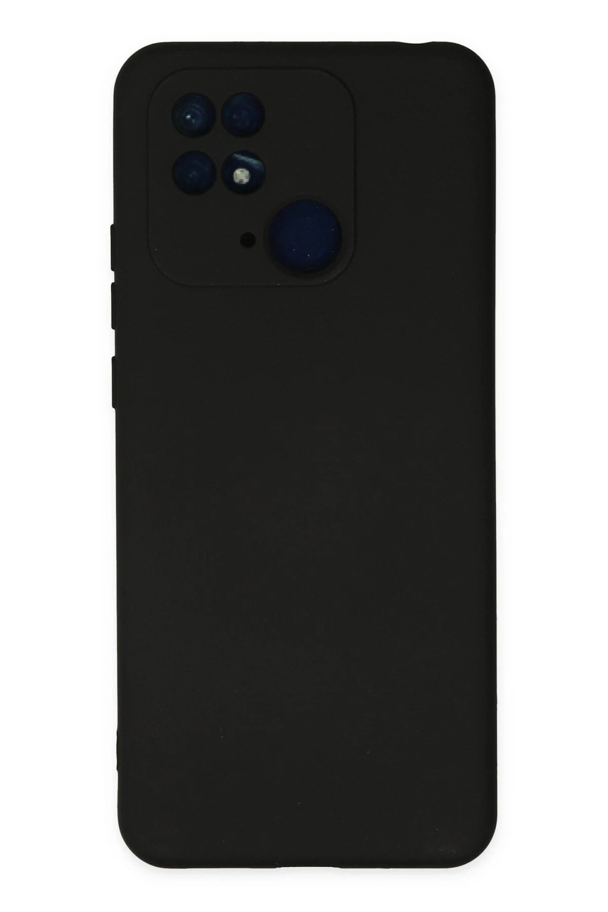 Mey İthalat®   Redmi 10C Kılıf Nano içi Kadife Silikon - Siyah