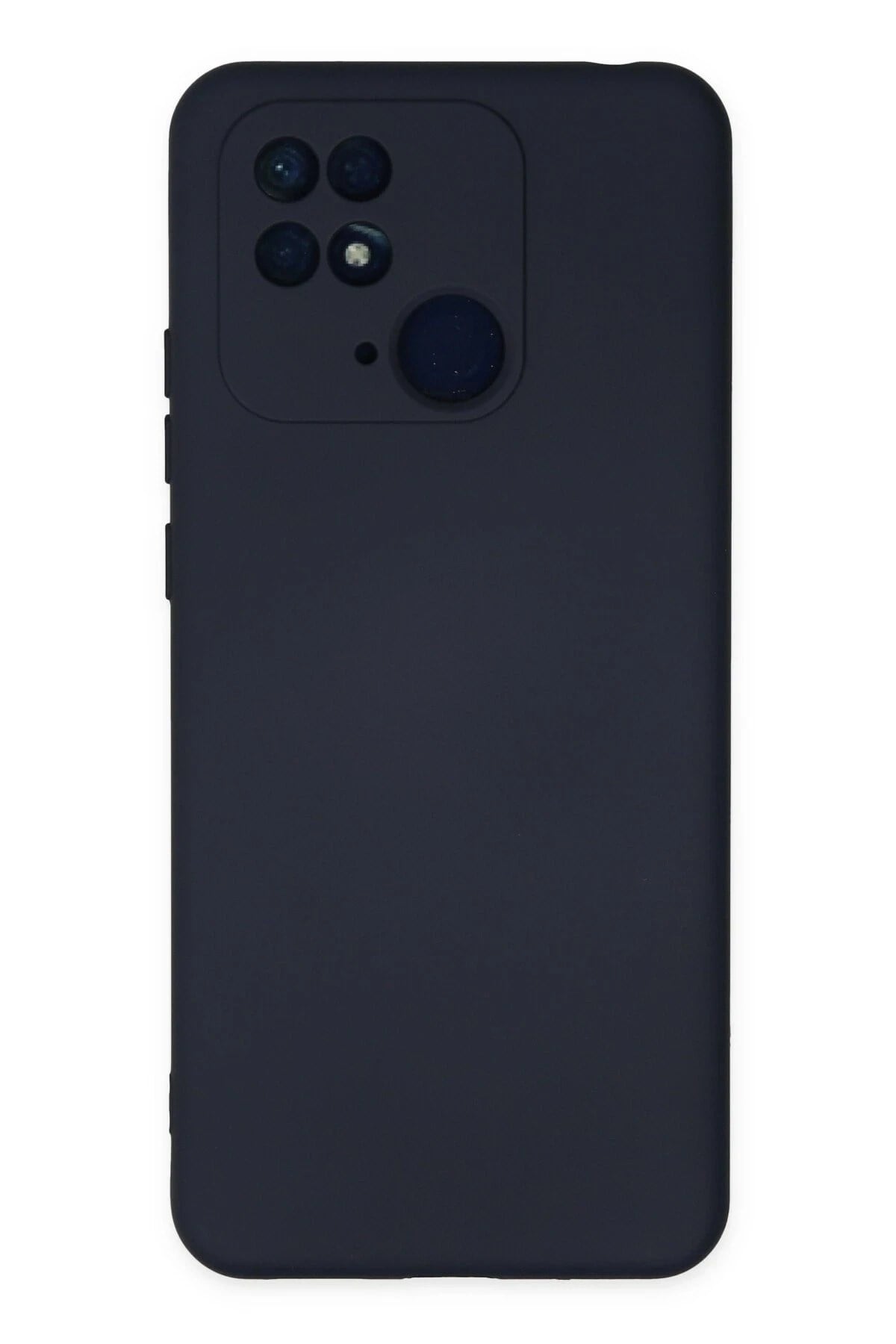 Mey İthalat®   Redmi 10C Kılıf Nano içi Kadife Silikon - Lacivert